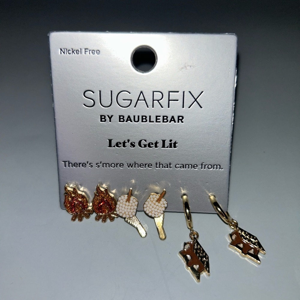 NWT sugarfix by Baublebar earring set